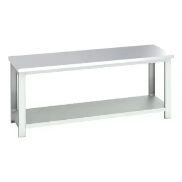 Bott 41003672.16V Sheet Steel Workbench, 350kg Max Load, Adjustable Height, 840mm x 750mm x 2000mm product image