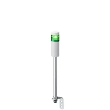 Patlite LR5 Series Green Signal Tower, 1 Lights, 24 V dc, Pole Mount - LR5-102LENW-G product image