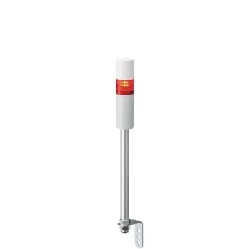 Patlite LR5 Series Red Buzzer Signal Tower, 1 Lights, 24 V dc, Pole Mount - LR5-102LEBW-R product image