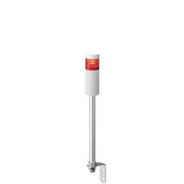 Patlite LR5 Series Red Signal Tower, 1 Lights, 24 V dc, Pole Mount - LR5-102LENW-R product image