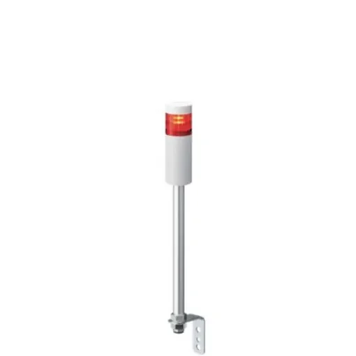 Patlite LR5 Series Red Signal Tower, 1 Lights, 24 V dc, Pole Mount - LR5-102LENW-R product image