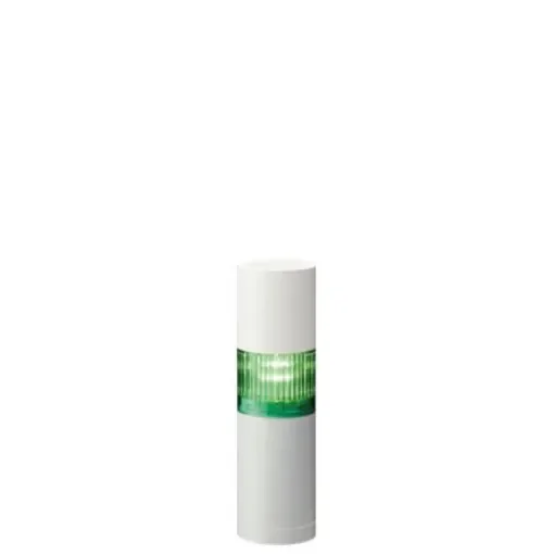 Patlite LR5 Series Green Buzzer Signal Tower, 1 Lights, 24 V dc, Direct Mount - LR5-102WEBW-G product image