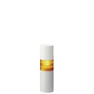 Patlite LR5 Series Amber Buzzer Signal Tower, 1 Lights, 24 V dc, Direct Mount - LR5-102WEBW-Y product image