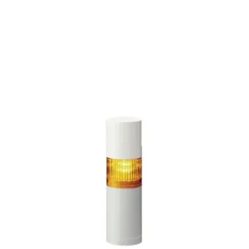 Patlite LR5 Series Amber Buzzer Signal Tower, 1 Lights, 24 V dc, Direct Mount - LR5-102WEBW-Y product image