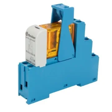 Finder 48 Series Interface Relay, DIN Rail Mount, 230V ac Coil, DPDT, 2-Pole, 8A Load - 48.52.8.230.0060SPA product image