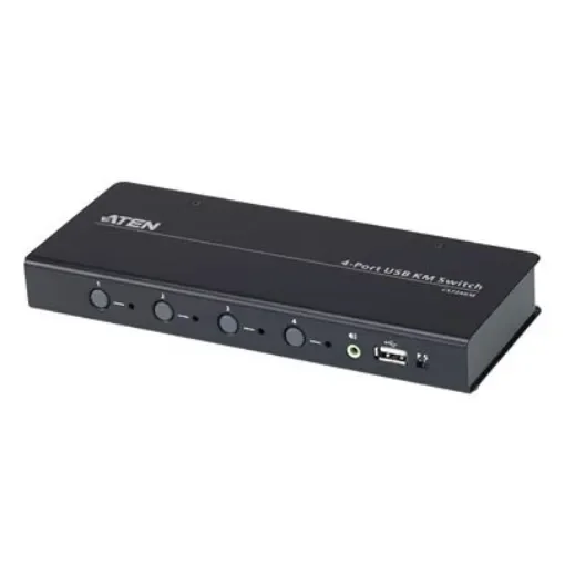 Aten 4 Port 16 USB KVM Switch, 3.5 mm Jack - CS724KM product image