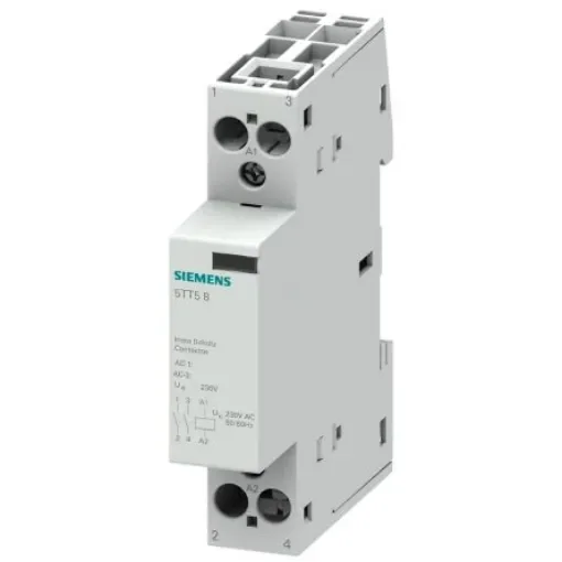 Siemens SENTRON 5TT5 Contactor, 25 A, 1 kW, 2 NO, 230 V ac - 5TT5810-0 product image