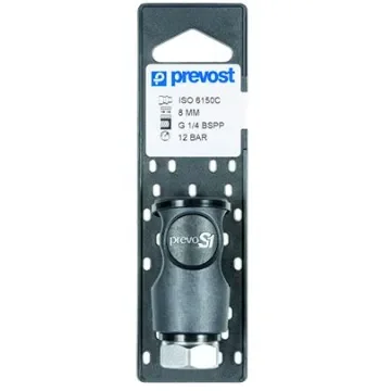 PREVOST Female Pneumatic Quick Connect Coupling, G 1/4 Female Female Thread - CSI 081101CP product image