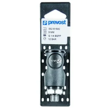 PREVOST Male Pneumatic Quick Connect Coupling, G 1/2 Male Male Thread - CSI 081153CP product image