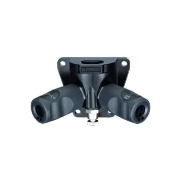PREVOST Composite Body Female Wall Bracket With Safety Quick Connect Couplings, G 1/2 Female Female Thread - CSI 088103WK product image