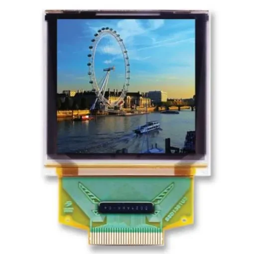 Midas 1.5in Blue, Green, Red Passive matrix OLED Display 128 x 128pixels COT Multi Interface - MCOT128128AZ-RGBM product image