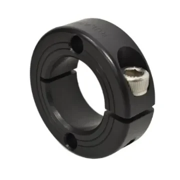 Ruland Shaft Collar, One Piece, Clamp, Bore 25mm, OD 45mm, W 15mm, Anodised Aluminium - FHD-MCL-25-AN product image