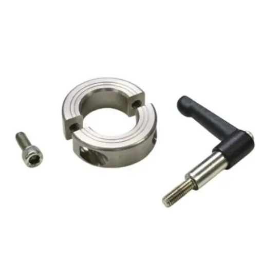 Ruland Shaft Collar, Two Piece, Quick Clamp, Bore 16mm, OD 34mm, W 13mm, 303 Stainless Steel - LV-MSP-16-SS product image