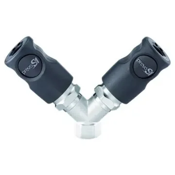 PREVOST Composite Body Female Pneumatic Quick Connect Coupling, G 1/4 Female Female Thread - CSI 068101 product image