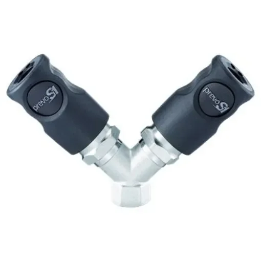 PREVOST Composite Body Female Pneumatic Quick Connect Coupling, G 1/4 Female Female Thread - CSI 068101 product image