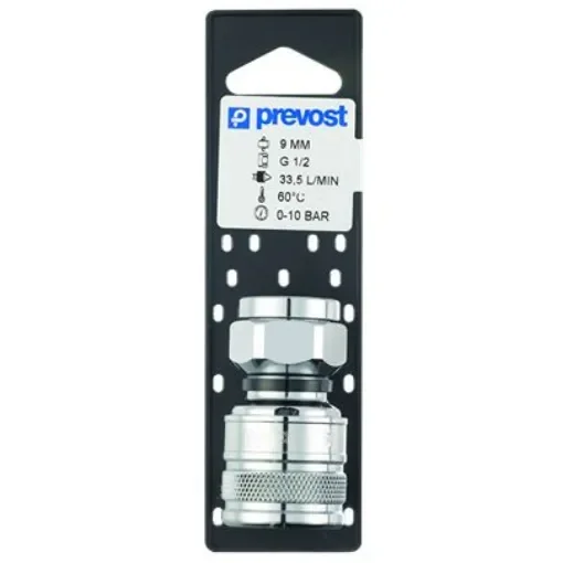 PREVOST Female Pneumatic Quick Connect Coupling, G 3/4 Female Female Thread - ELS 090104P product image