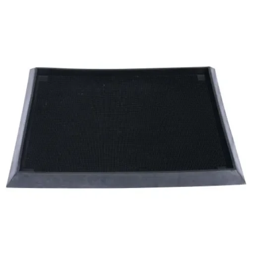 IDS Black Anti-Slip Polyethylene Mat 98.5cm x 810mm x 50mm - PEDILUVECC810985 product image