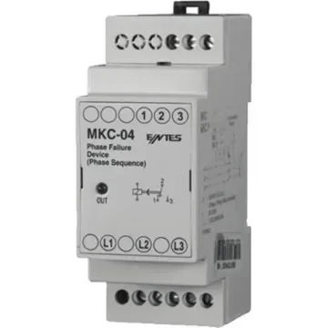 ENTES Phase Monitoring Relay, 3 Phase, SPDT, DIN Rail - MKC-04 product image