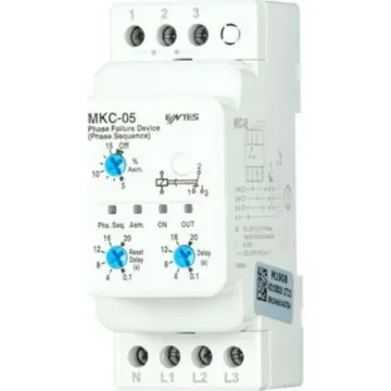 ENTES Phase Monitoring Relay, 3 Phase, SPDT, DIN Rail - MKC-05 product image