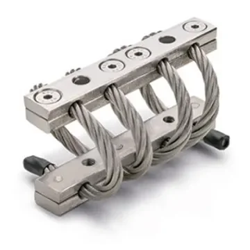 RS PRO Rectangular M6mm Anti Vibration Mount, Wire Rope Isolator with 30daN Compression Load - 480003 product image