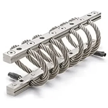 RS PRO Rectangular M6mm Anti Vibration Mount, Wire Rope Isolator with 45daN Compression Load - 480021 product image