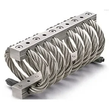 RS PRO Rectangular M6mm Anti Vibration Mount, Wire Rope Isolator with 300daN Compression Load - 480029 product image