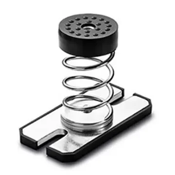 RS PRO Cylindrical M8mm Anti Vibration Mount, Spring Mount with 80daN Compression Load - 480129 product image