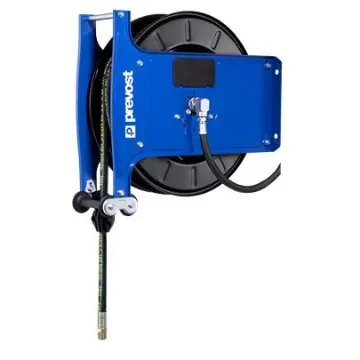 PREVOST Wall Mounted 20m Air Hose Reel, 13mm Inner Diameter, 19mm Outer Diameter - DGO 1320OIL product image