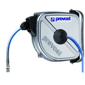 PREVOST Wall Mounted 12m Air Hose Reel, 10mm Inner Diameter, 14mm Outer Diameter - DRFI 1012LS product image