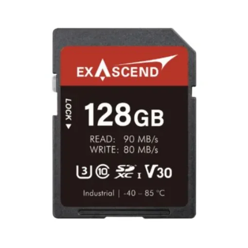 Exascend 300 TB Industrial MicroSD Micro SD Card, Class 10 - EX128GSDV30-IDE product image