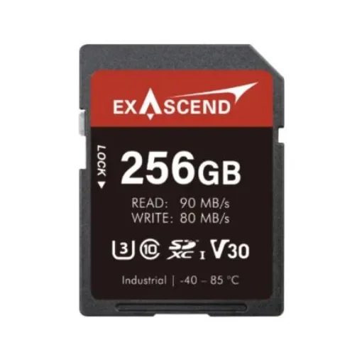 Exascend 610 TB Industrial MicroSD Micro SD Card, Class 10 - EX256GSDV30-IDE product image