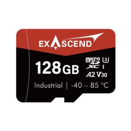 Exascend 128 GB Industrial MicroSD Micro SD Card, Class 10 - EX128GUSDV30-IDE product image