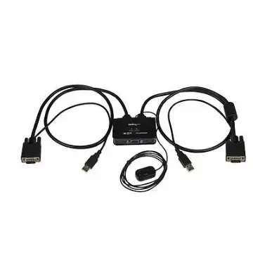 StarTech.com 2 Port USB USB, VGA KVM Switch, 2048 x 1536 Maximum Resolution - SV211USB product image