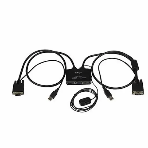 StarTech.com 2 Port USB USB, VGA KVM Switch, 2048 x 1536 Maximum Resolution - SV211USB product image