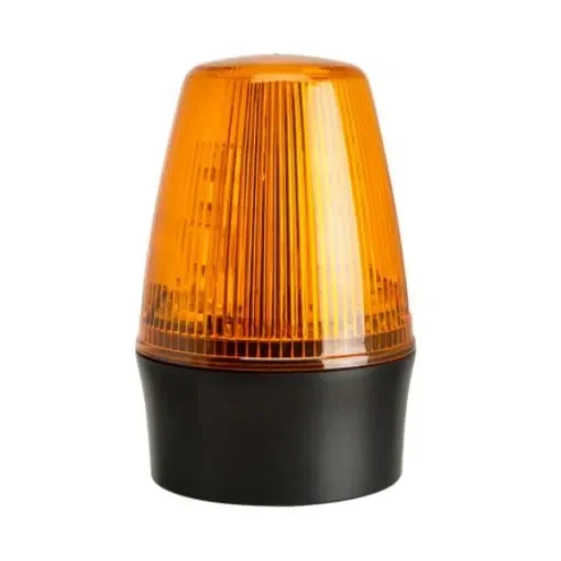 Moflash LEDS100 ECO Series Amber Flashing, Static Beacon, 35 To 85 V, Wall Mounted, LED Bulb, IP65 - LEDS100-03-01 product image