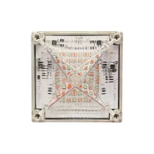 Moflash LED701/700 Dual Colour Series Green, Red Flashing, Static Beacon, 85 To 280 V, Wall Mounted, LED Bulb, IP66/ - LED700-05-02-04 product image