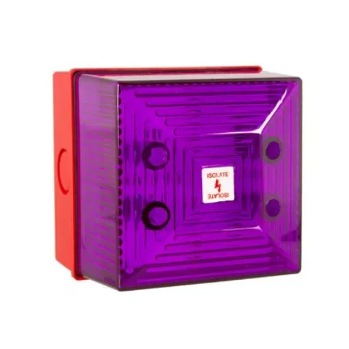 Moflash FD/SD40IS Series Magenta Static Beacon, 16.2 To 26.4 V, Wall Mounted, LED Bulb, IP65 - 245537 product image