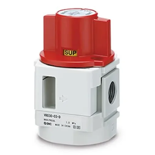 SMC Twist Selector Safety Valve Pneumatic Manual Control Valve VHS-D Series, G 1/2, 1/2mm, VHS40-F04-BS-MR-D product image