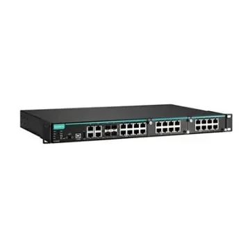 MOXA IKS-6728A-8PoE-4GTXSFP-48-T, Managed 28 Port Ethernet Switch With PoE RJ-45 product image