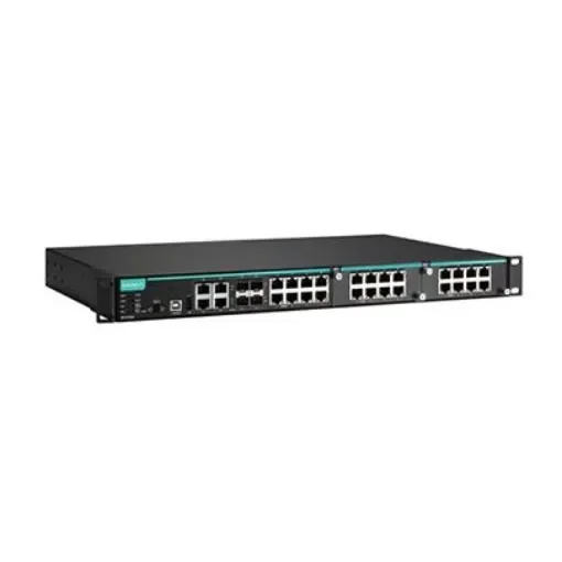 MOXA IKS-6728A-8PoE-4GTXSFP-HV-T, Managed 28 Port Ethernet Switch With PoE RJ-45 product image