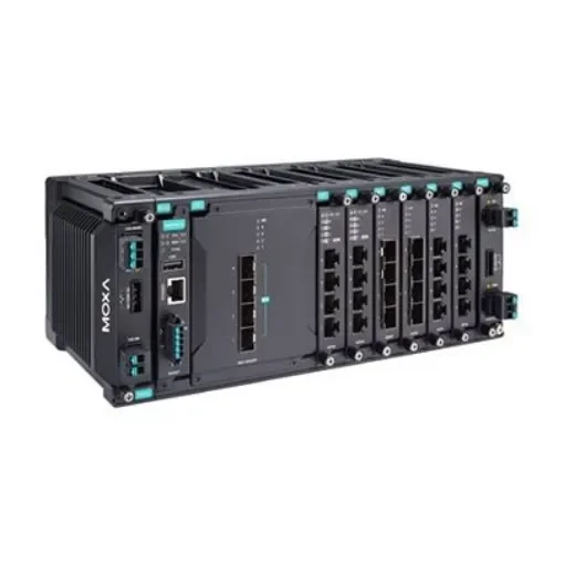 MOXA MDS-G4020-4XGS-T, Managed 28 Port Ethernet Switch With PoE RJ-45 - MDS-G4028-4XGS-T product image