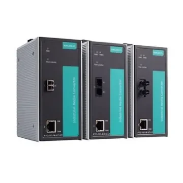 MOXA LC, RJ45 Media Converter, Single Mode, 10/100Mbit/s, Single Mode 40km - PTC-101-S-LC-HV product image