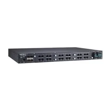 MOXA RKS-G4028-4GT-2LV-T, Managed 28 Port Ethernet Switch With PoE RJ-45 product image