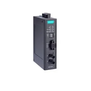 MOXA ST Ethernet Media Converter, Single Mode, 100Mbit/s, Single Mode 40km - ICF-1171I-S-ST-T product image