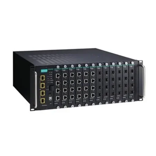 MOXA ICS-G7752A-4XG-HV-HV, Managed 52 Port Ethernet Switch With PoE USB product image