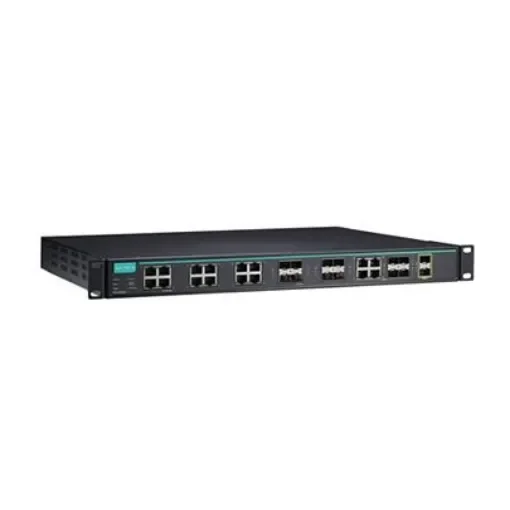 MOXA ICS-G7826A-8GSFP-2XG-HV-HV-T, Managed 26 Port Ethernet Switch USB product image
