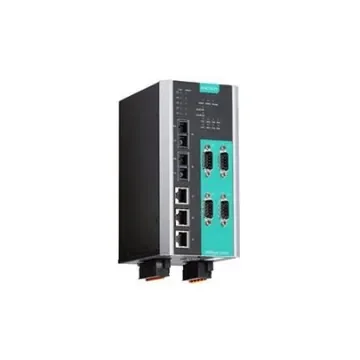 MOXA Device server, 5 Ethernet Port, 4 Serial Port, Serial Interface, 921.6kbit/s Baud Rate - NPort S9450I-2S-ST-HV-T product image