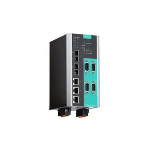 MOXA Device server, 5 Ethernet Port, 4 Serial Port, Serial Interface, 921.6kbit/s Baud Rate - NPort S9450I-2S-ST-WV-T product image