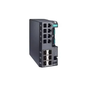 MOXA EDS-4014-4GS-2QGS-HV-T, Managed 14 Port Ethernet Switch RJ-45 product image
