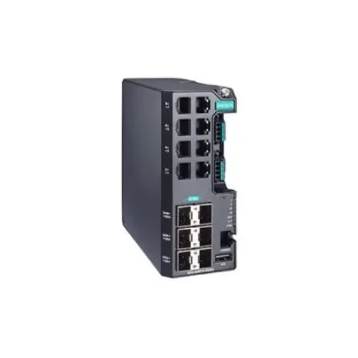MOXA EDS-G4014-6QGS-HV, Managed 14 Port Ethernet Switch RJ-45 product image